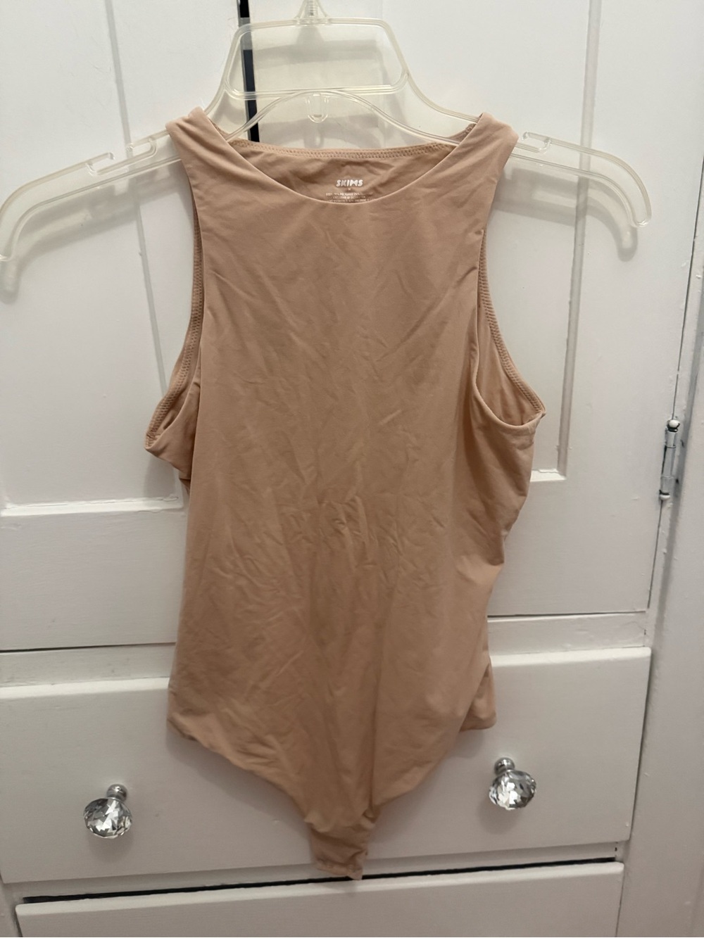 SKIMS Sleeveless High-Neck Nude Bodysuit